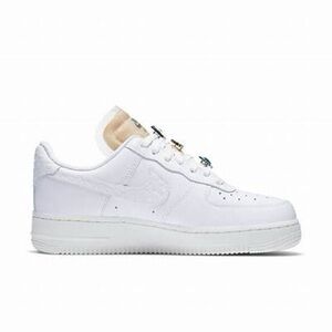 Nike Air Force 1 Low White Sneakers special edition “white lace” mesh textured